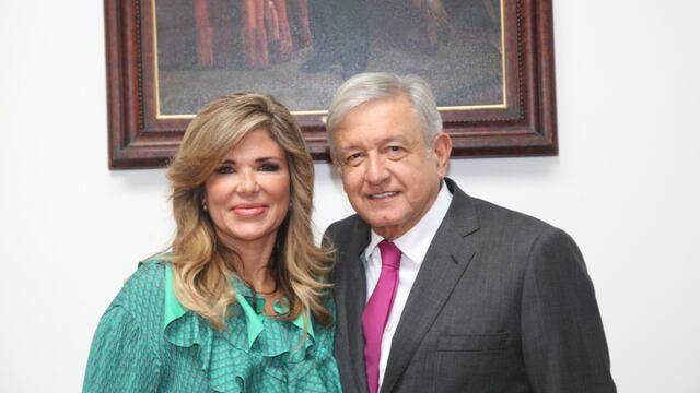 Claudia Pavlovich y AMLO