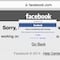Facebook registra falla generalizada