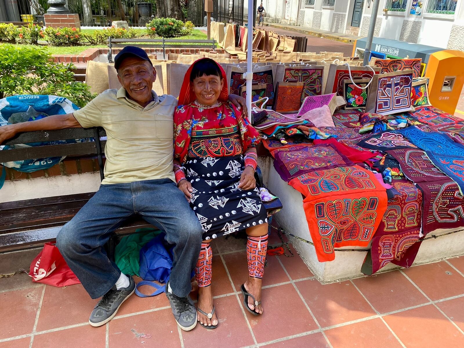 Habitantes de la comunidad Guna Yala Panamá