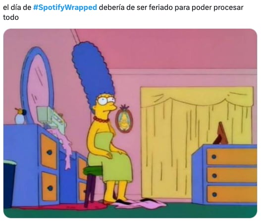 Memes de la salida del Spotify Wrapped 2023