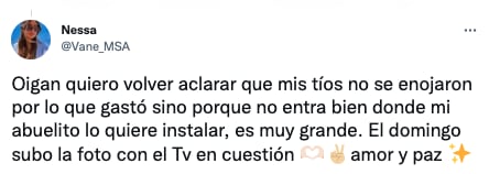 Abuelito compra una tele nueva para disfrutar de “su último mundial”