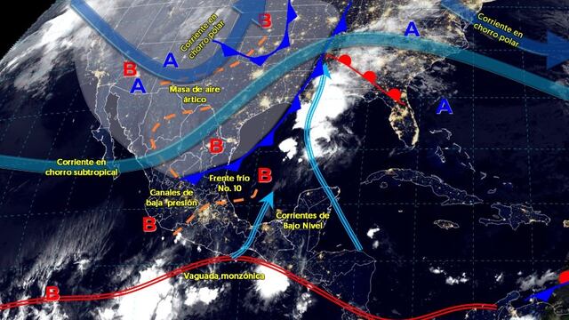 Frente Frío 10 en México