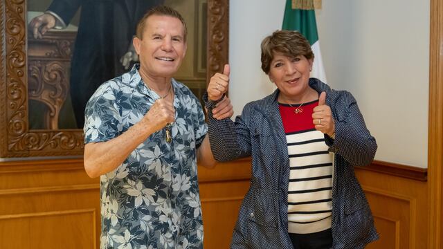 Delfina Gómez y Julio César Chávez