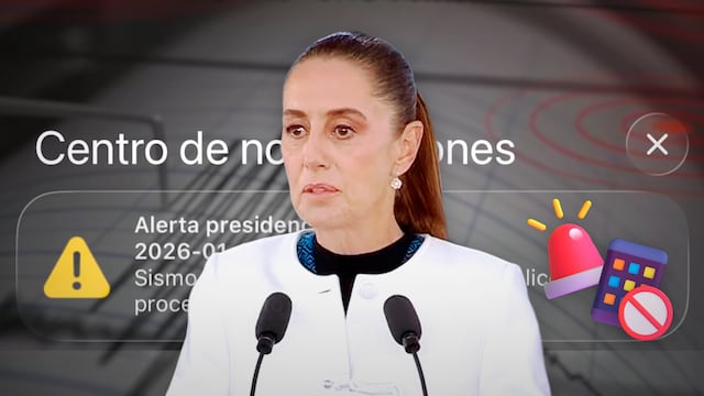 Claudia Sheinbaum pide retirar la "alarma presidencial" de la alerta sísmica