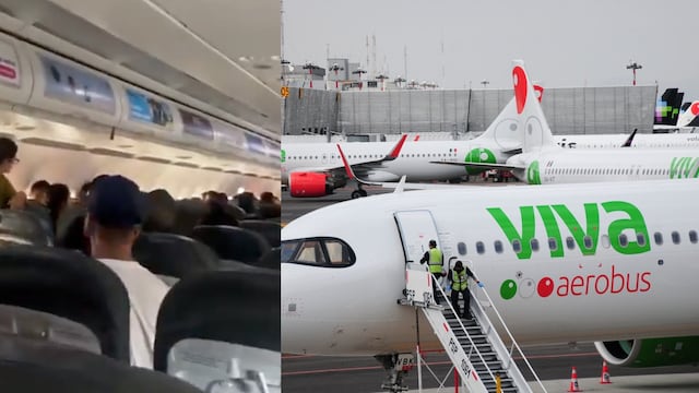 Usuarios estuvieron atrapados en un avión de Viva Aerobús por más de 4 horas