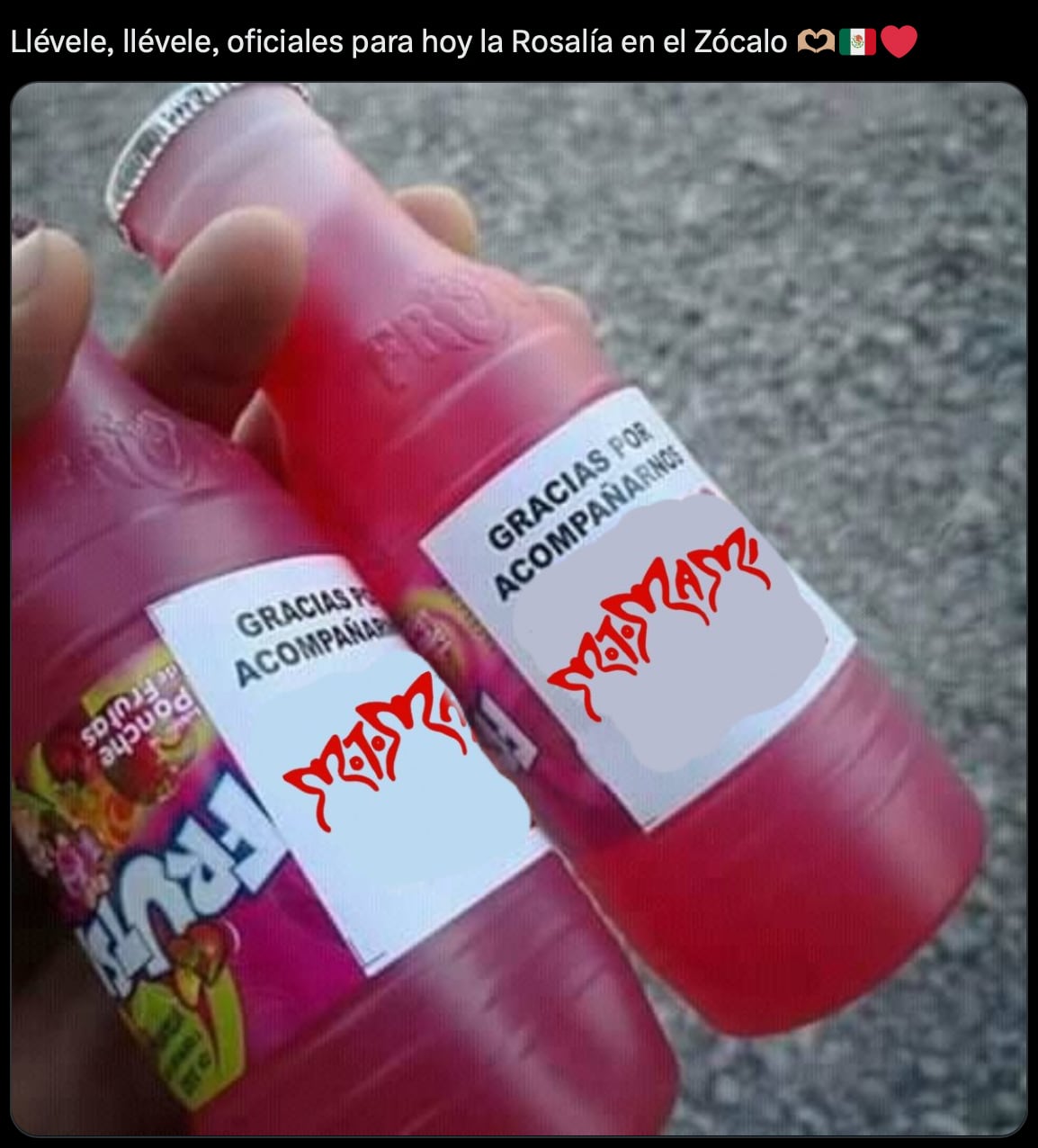 La Rosalía ya inspiró memes mientras las motomamis esperan su concierto en el Zócalo