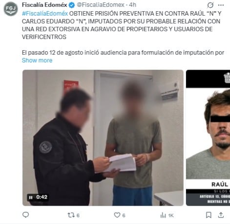 Raúl Piña Horta queda en prisión preventiva por presunta extorsión en Edomex
