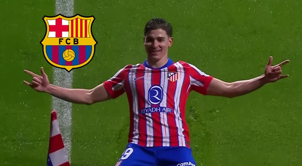 Julián Álvarez estaría en la mira de FC Barcelona para cubrir la salida de Robert Lewandowski