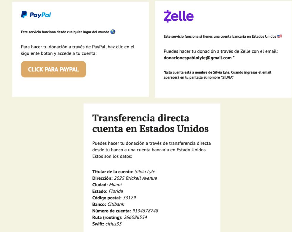 Pablo Lyle: Su familia pide donaciones para sus gastos legales.