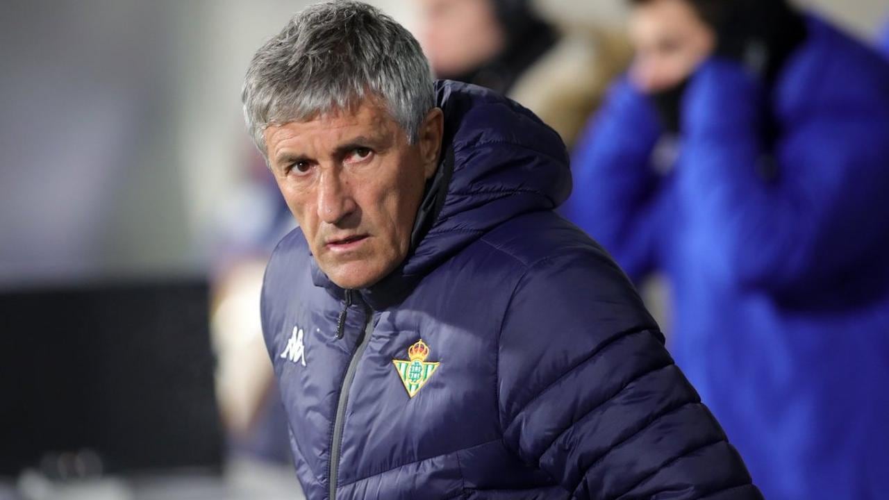 Quique Setién, DT del Betis
