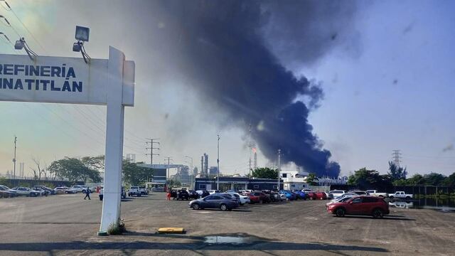 Incendio en refinería de Minatitlán, Veracruz