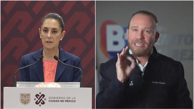 Claudia Sheinbaum y Santiago Taboada