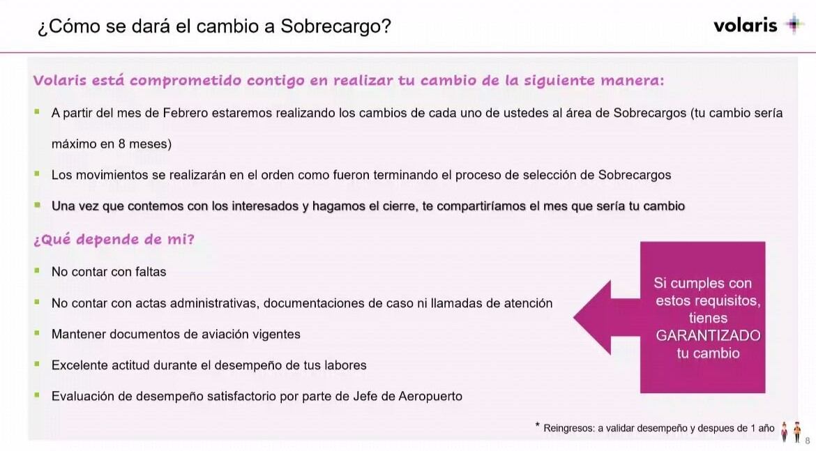 Volaris, “Oferta de ser Agente de Trafico”