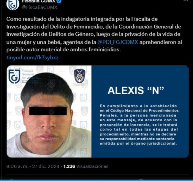 Detienen a Alexis N
