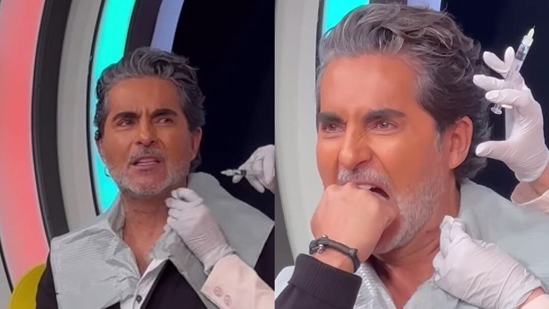 Raúl Araiza jura que no le duele tratamiento en el cuello, pero sus caras dicen otra cosa