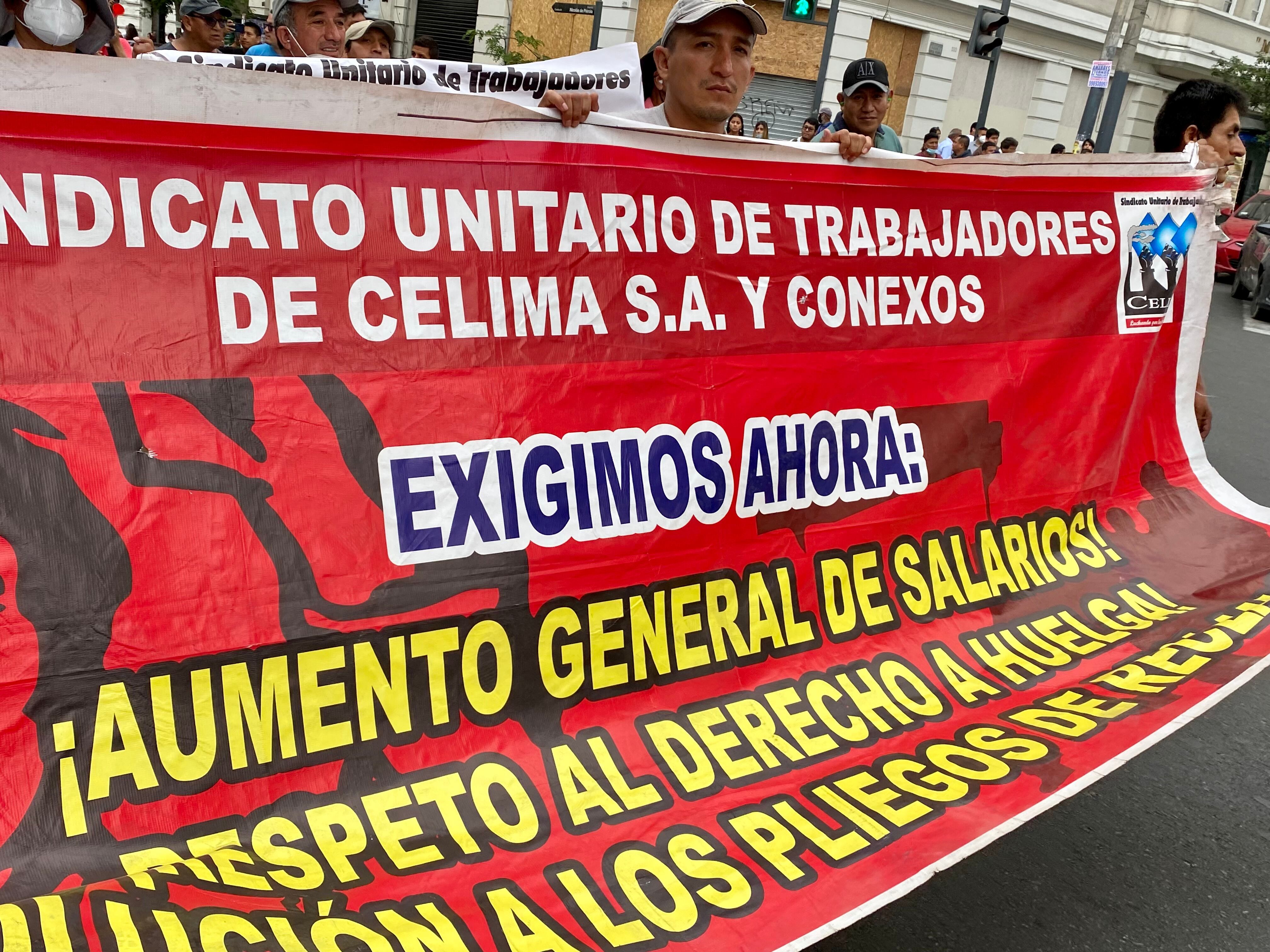 Manifestaciones en Perú