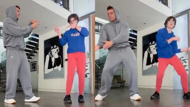 Ricky Martin se le cumplió el sueño de bailar con su hijo y grabo el momento