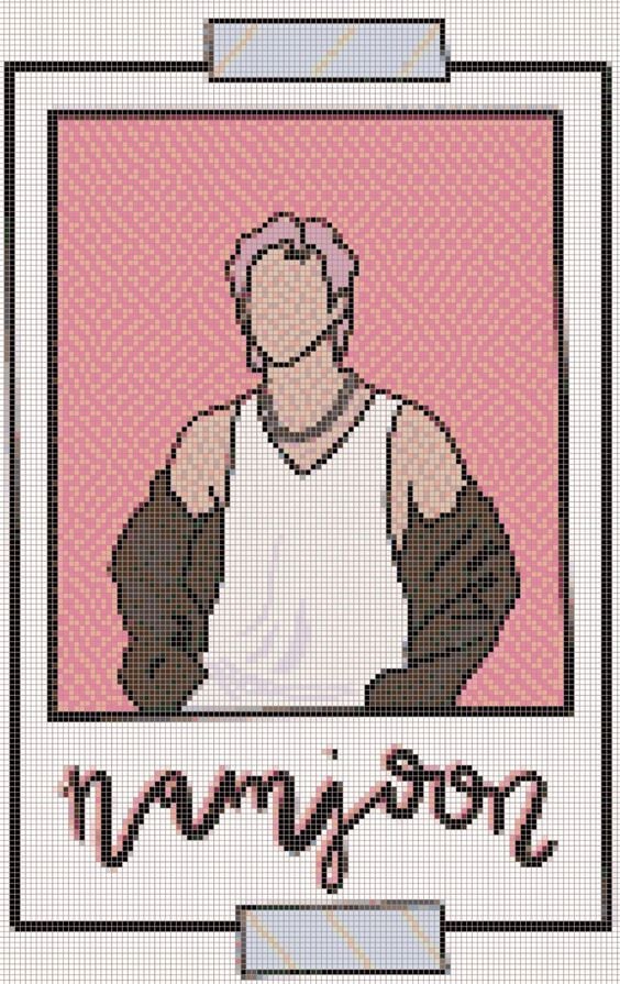 9 dibujos cuadrículas de BTS fáciles que cualquier miembro del ARMY puede hacer