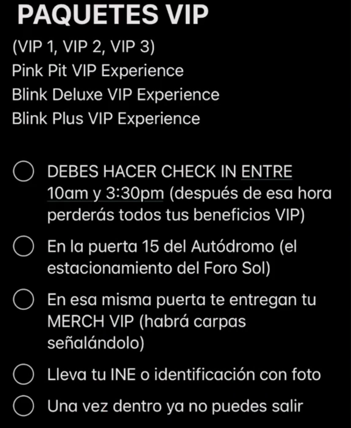 Blackpink: Hoy es el concierto en México y si tienes boletos VIP esto debes hacer