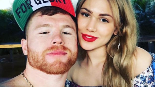Saúl ‘Canelo’ Álvarez y Fernanda Gómez