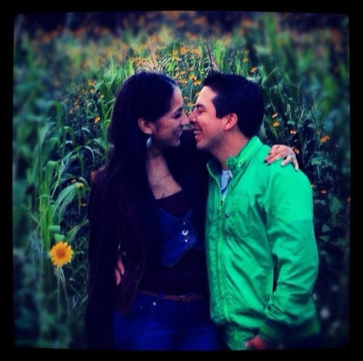Libia Dennise García Muñoz Ledo y su esposo
