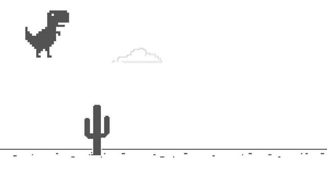 Juego del dinosaurio de Google