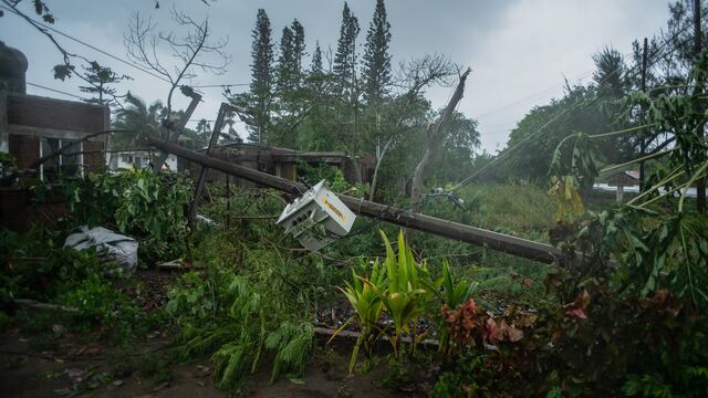 Destrozos en Veracruz por Grace
