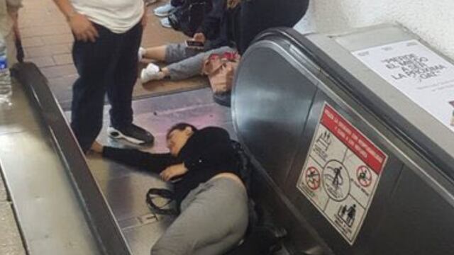 Escaleras eléctricas de Polanco en el Metro CDMX