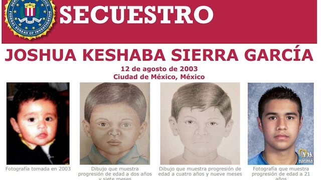 Joshua García, menor estadunidense desaparecido en la CDMX
