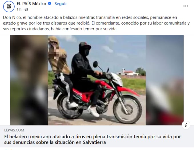 Cobertura de El País a Don Nico