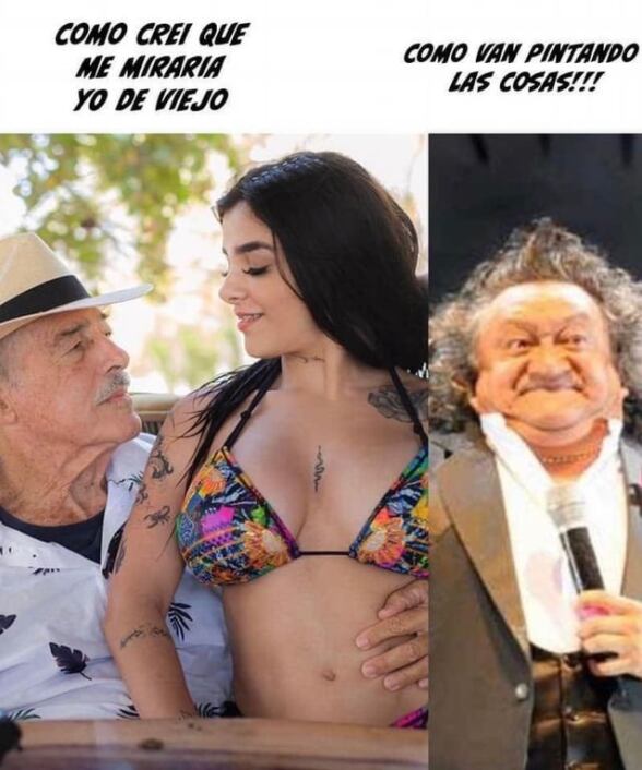 meme Andrés García y Jorge Falcón