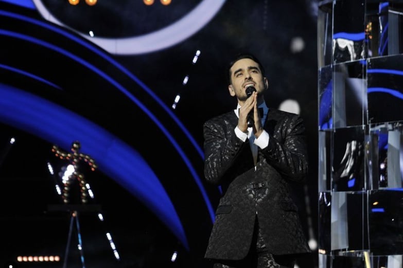 Andrés, segundo lugar La Academia