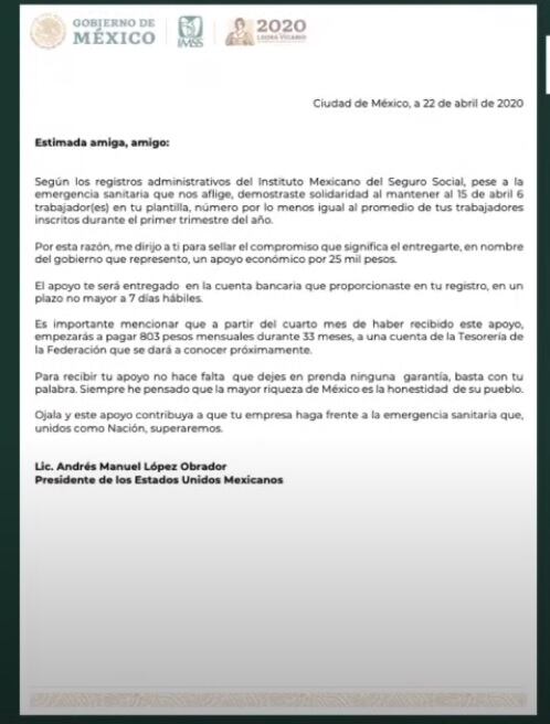 Carta microcréditos