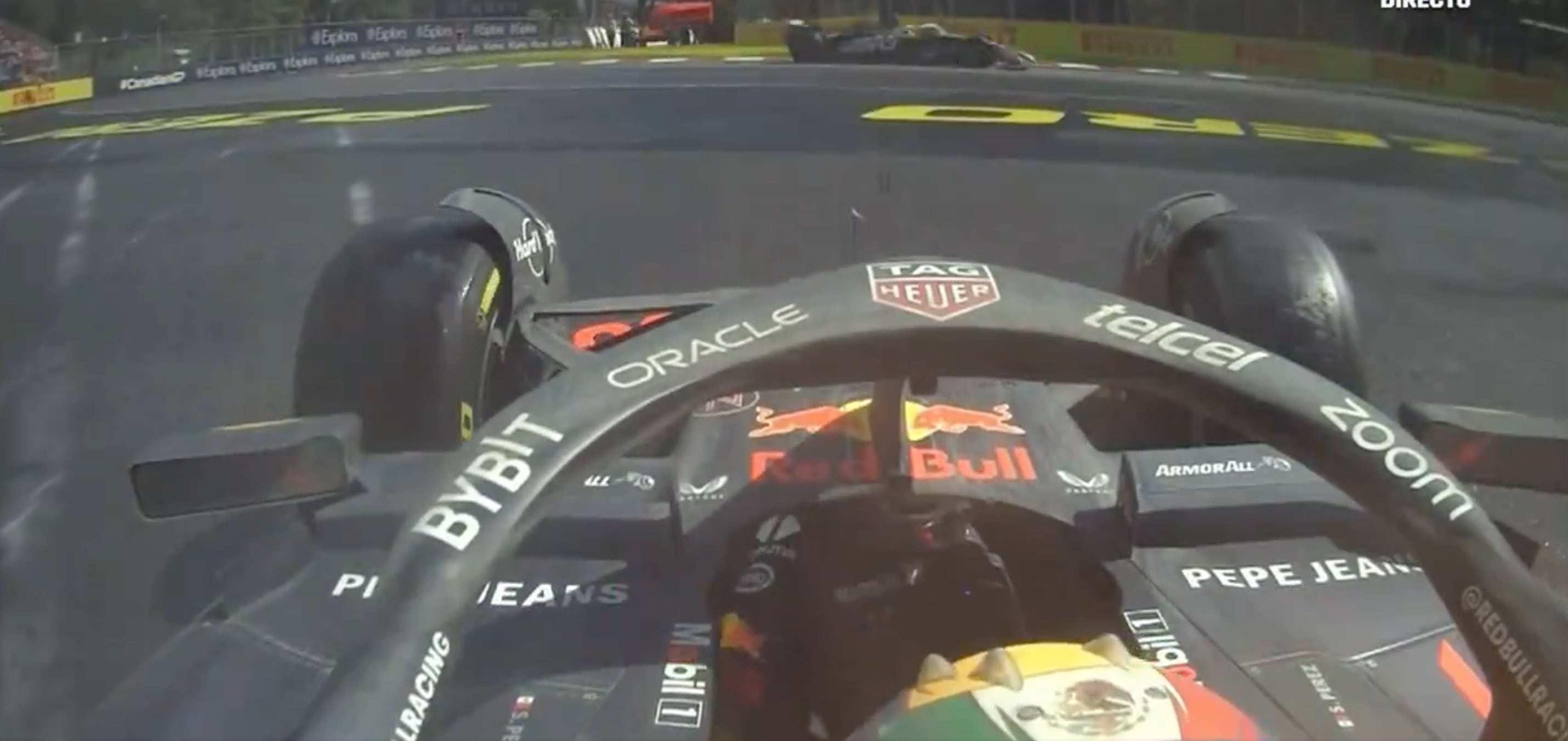 Choque de Checo Pérez en el GP de Canadá