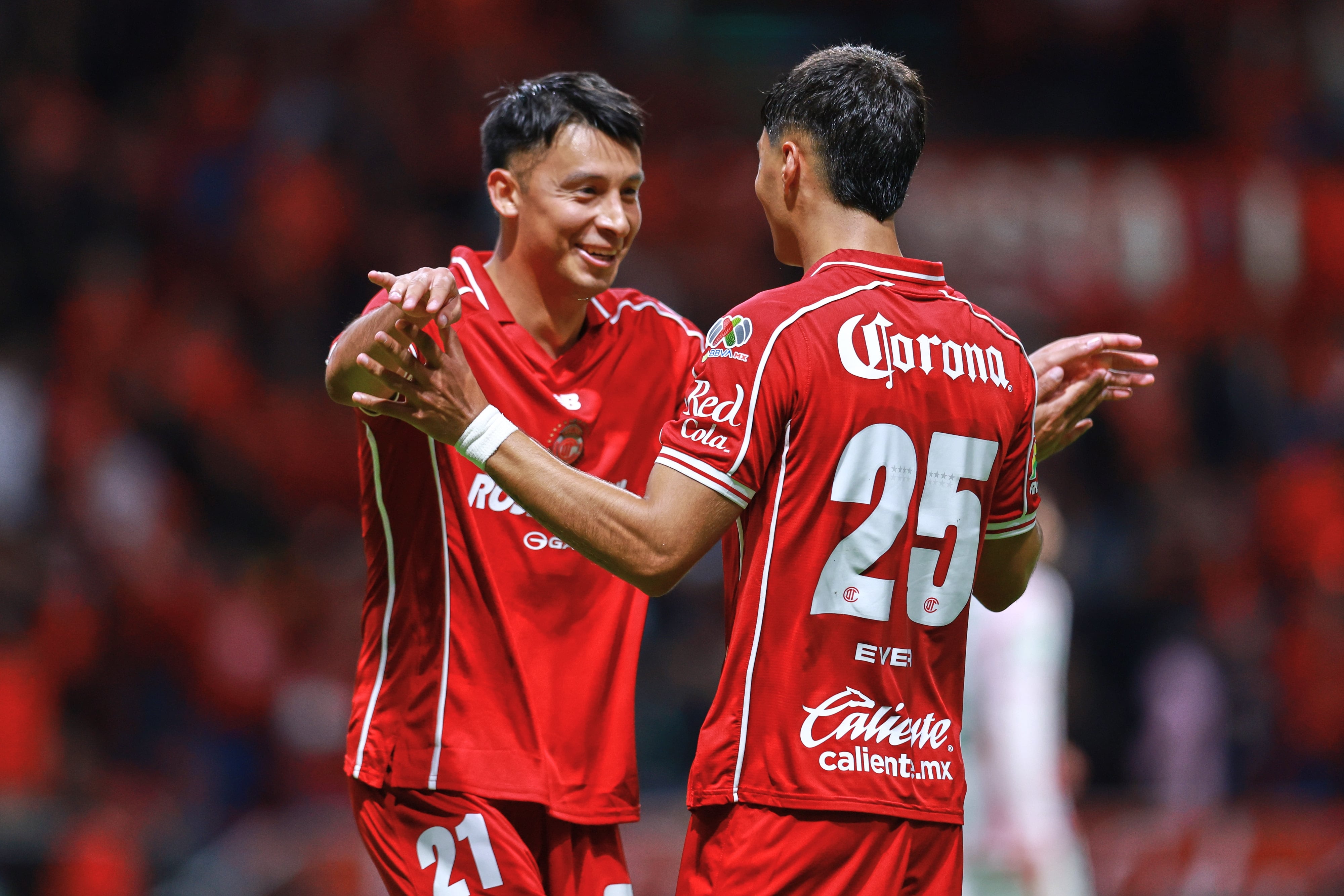 Toluca goleó en casa a Necaxa previo a su debut en la Leagues Cup 2026