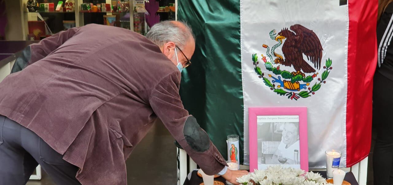 Ofrendas en restaurante