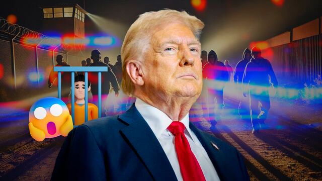 Donald Trump advierte penas de cárcel a migrantes que reingresen tras ser deportados.