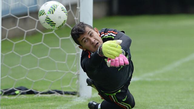 Raúl Gudiño con el Tricolor.