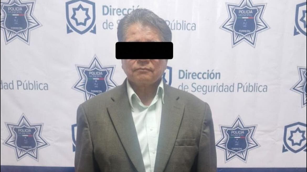 Coahuila: Detienen en Torreón a psiquiatra de 72 años por acoso sexual a paciente
