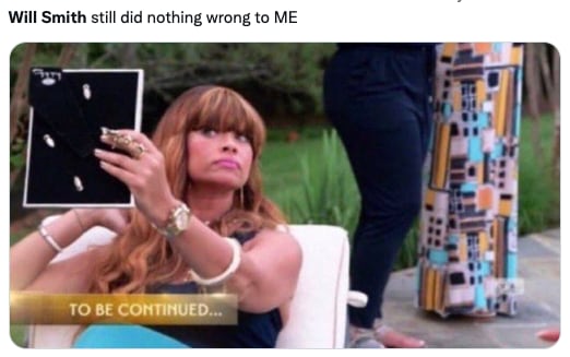 Memes sobre disculpa de Will Smith a Chris Rock