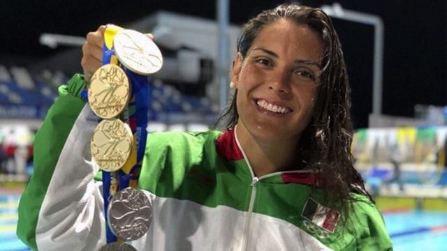 Fernanda González gano 5 medallas en Barranquilla 2018