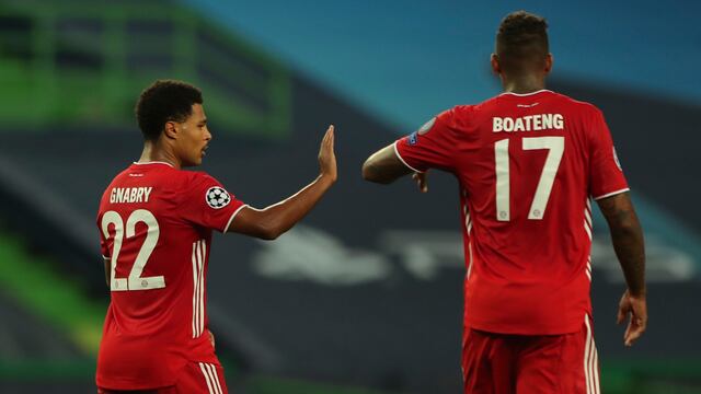 Gnabry y Boateng