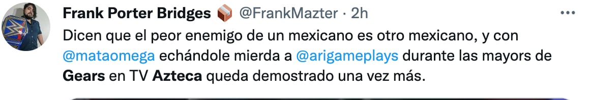 Comentarios sobre Arigameplays y Gears 5
