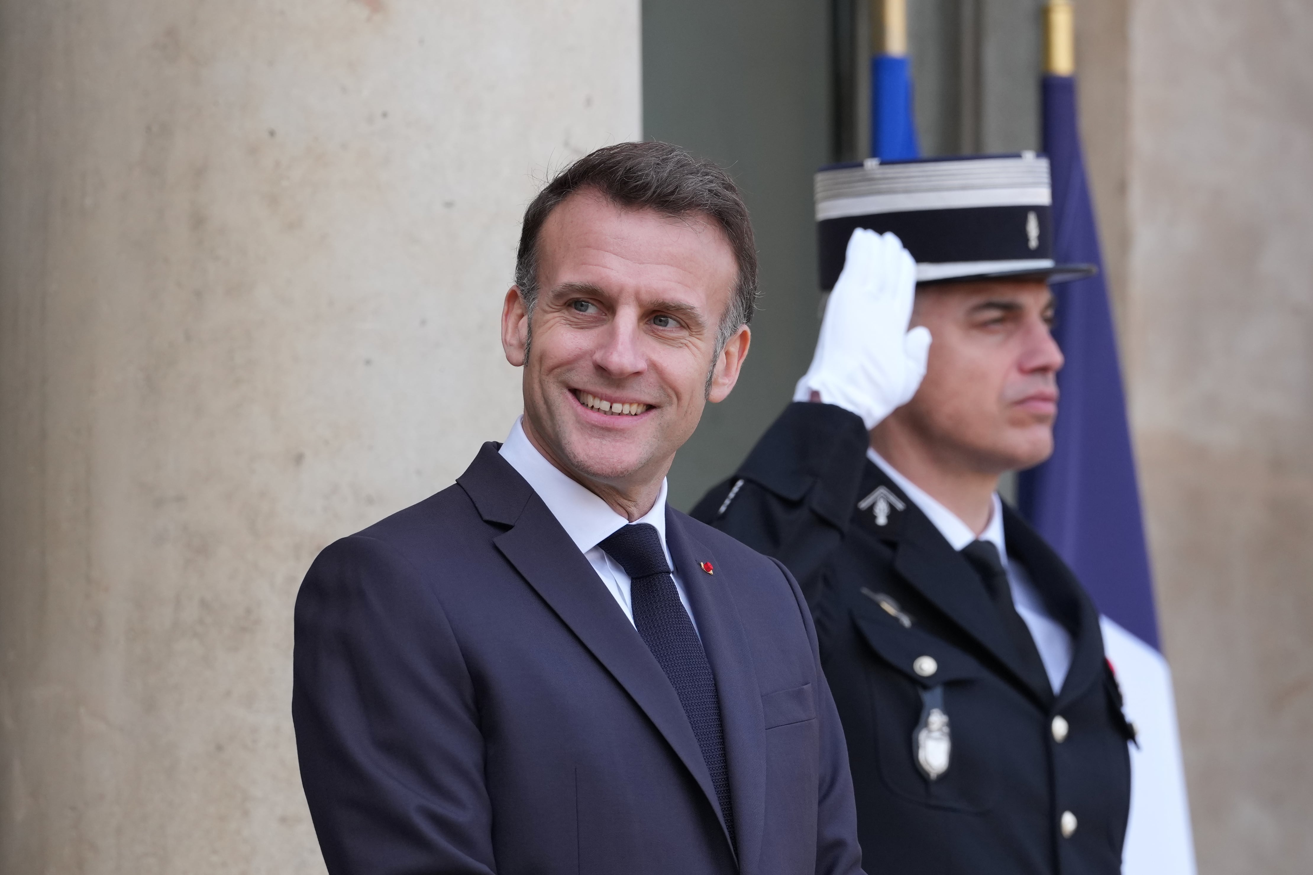 Emmanuel Macron, presidente de Francia.