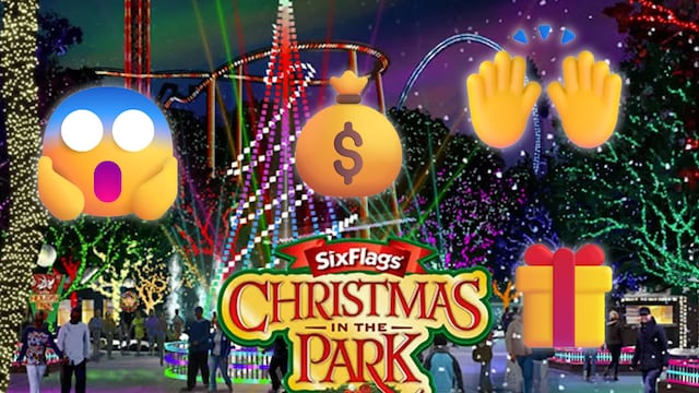 Six Flags México celebra Christmas in the Park con un super descuento en su pase anual.