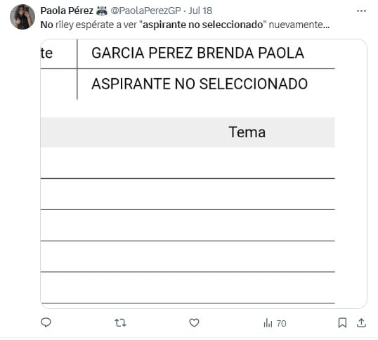 Memes de Aspirante no seleccionado