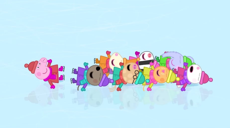 Peppa Pig por el Día del Patinador