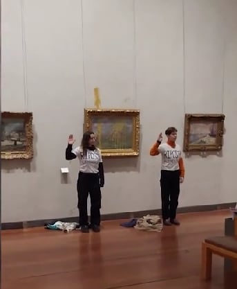 Protesta en Museo de Lyon