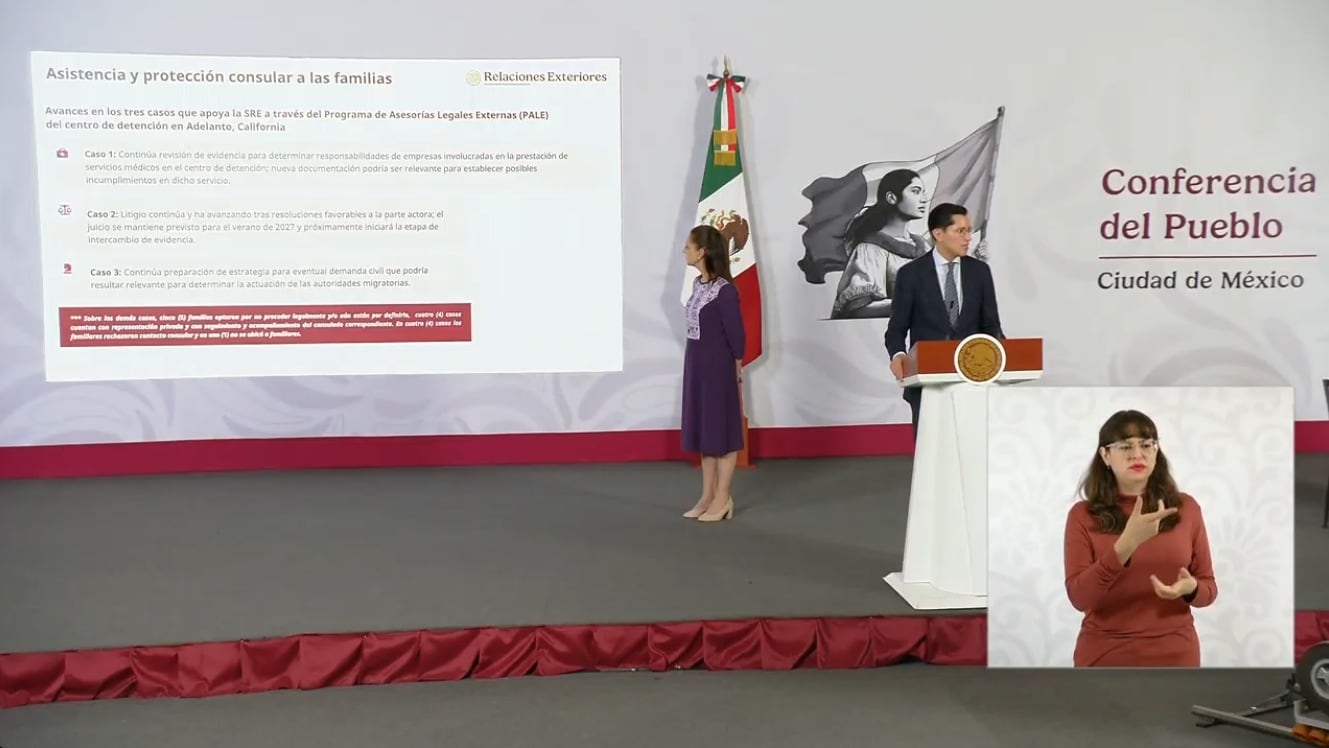 Estas son las acciones de la SRE ante los casos de los mexicanos muertos bajo custodia de ICE en Estados Unidos