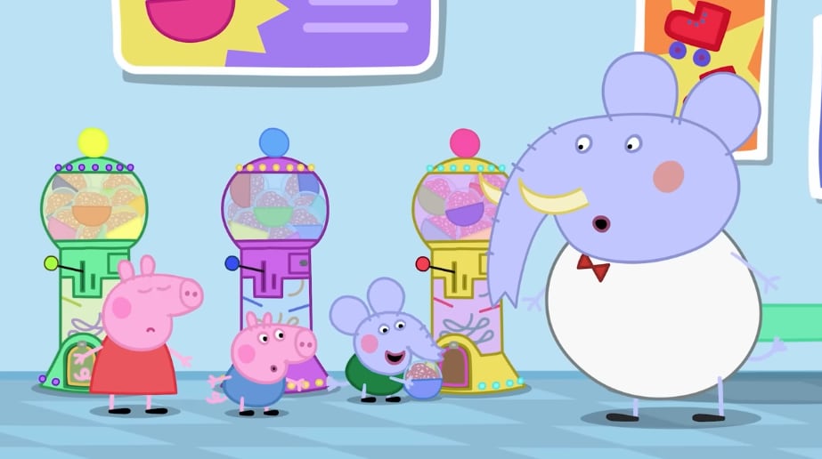 Peppa Pig y su hermano George